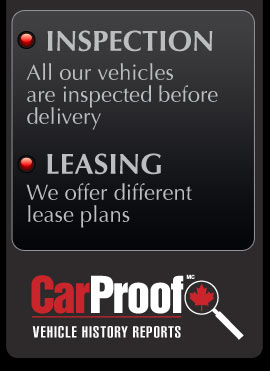All our vehicles are inspected before delivery Inspection, CarProof